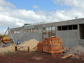 Construção do pavilhão de Patrimônio – Almoxarifado – Laranjeiras do Sul