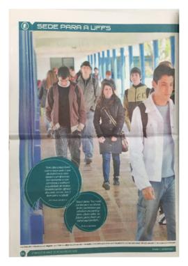 Estudantes da UFFS têm aulas em espaços alugados até construção da Sede