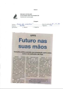 Futuro nas suas mãos