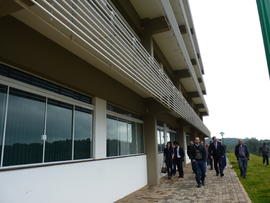 Visita de vereadores às obras do Campus Chapecó