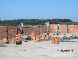 Construção Bloco A – Campus Laranjeiras do Sul
