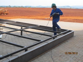 Construção Bloco A – Campus Laranjeiras do Sul