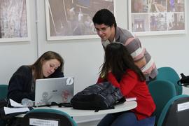 Sala de estudos da biblioteca