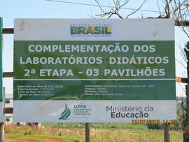 Construção Laboratórios Didáticos – Campus Erechim