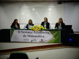 Semana Acadêmica do Curso de Matemática