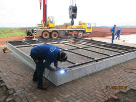 Construção Bloco A – Campus Laranjeiras do Sul