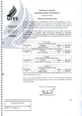 Portaria 292-GR-2010