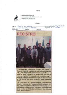 Aula inaugural do Mestrado em Educação