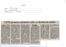 UFFS promove seminário sobre os direitos da mulher