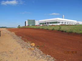 Terraplenagem, drenagem pluvial e pavimentação das vias internas – Campus Laranjeiras do Sul