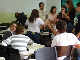 Oficina e roda de conversa do PIBID Institucional