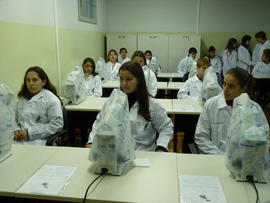 Visita novos talentos Biologia aos laboratórios da UFFS