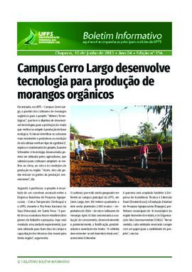 Boletim informativo 156