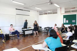 Aula do curso de Medicina