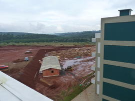Visita de vereadores às obras do Campus Chapecó