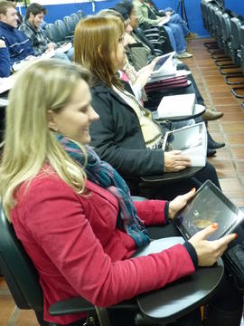Treinamento de uso de Tablets