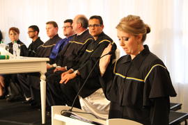 Formatura dos cursos de Administração, História, Letras e Pedagogia