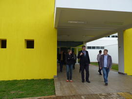 Visita de vereadores às obras do Campus Chapecó