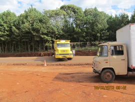 Construção das vias de acesso ao Campus Chapecó