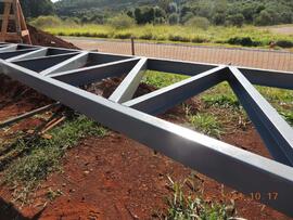 Construção do pavilhão de Patrimônio – Almoxarifado – Laranjeiras do Sul