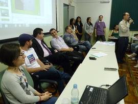 Recepção aos calouros do segundo semestre