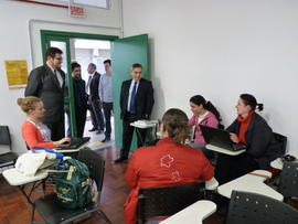 Visita de ministro às instalações do Campus Chapecó