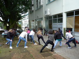 Servidores no Dia do Desafio SESC
