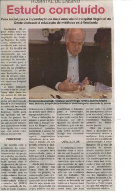 Hospital de ensino - estudo concluído