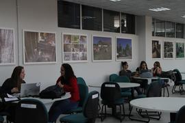 Sala de estudos da biblioteca