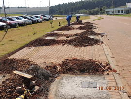 Instalação de abrigos em pontos de ônibus - Campus Laranjeiras do Sul