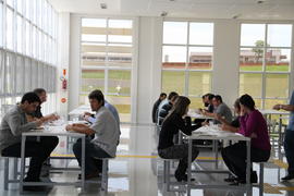 Primeiro teste no RU