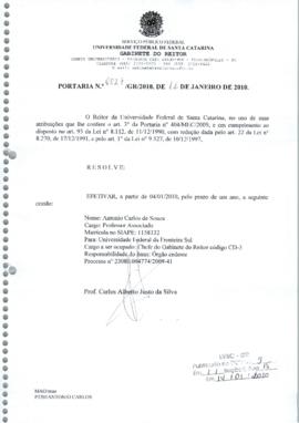 Portaria 027-GR-UFSC-2010