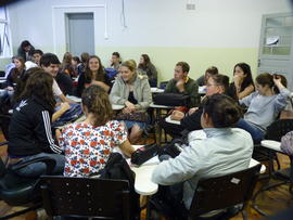 Reunião de bolsistas com a DAE