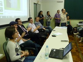 Recepção aos calouros do segundo semestre