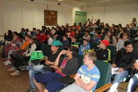 Visita dos alunos da Escola Jardim do Lago