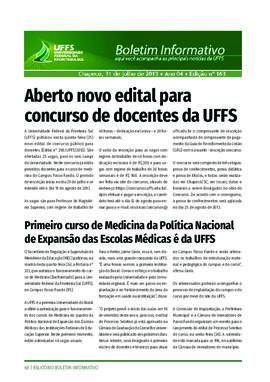 Boletim informativo 163