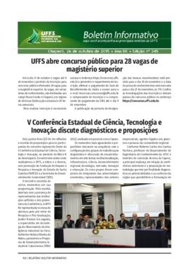 Boletim Informativo 245