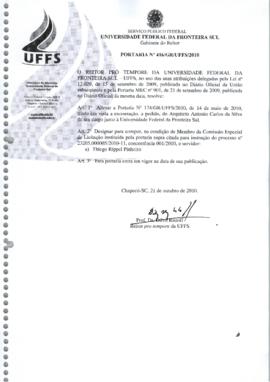 Portaria 416-GR-2010