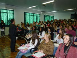Recepção aos calouros do Campus Chapecó