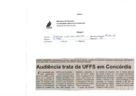 Audiência trata da UFFS em Concórdia