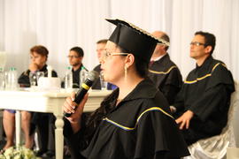Formatura dos cursos de Administração, História, Letras e Pedagogia