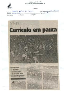 IV Encontro do Núcleo de Estudos e Docência da UFFS