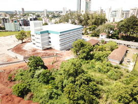 Vista aérea do Campus Passo Fundo