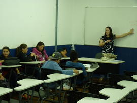 Oficina de matemática com alunos do ensino fundamental