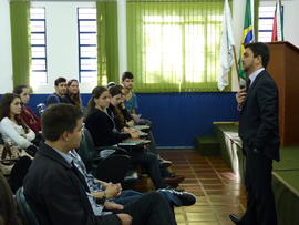 Recepção aos calouros do Campus Chapecó