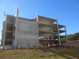 Construção Bloco B – Campus Erechim