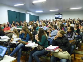Recepção aos calouros do segundo semestre