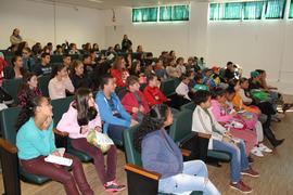 Visita dos alunos da Escola Jardim do Lago