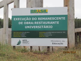 Construção Restaurante Universitário - Campus Laranjeiras do Sul