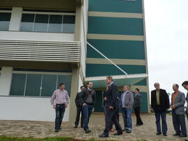 Visita de vereadores às obras do Campus Chapecó